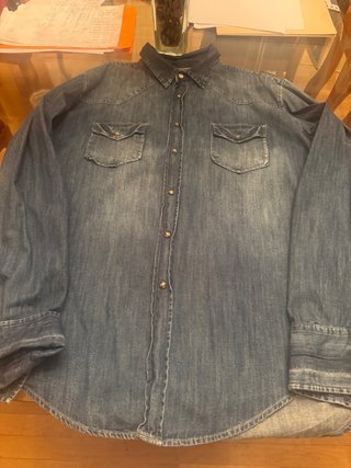 Camisa de mezclilla para caballero