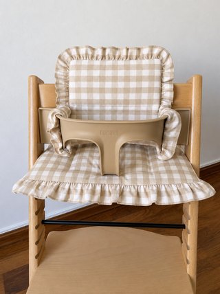NUEVO Cojín volantes para trona Stokke Tripp Trapp