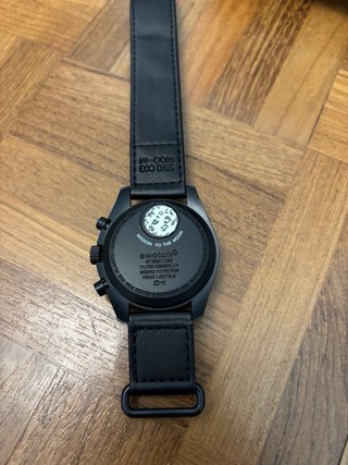 Swatch Mission to the Moonphase Nero