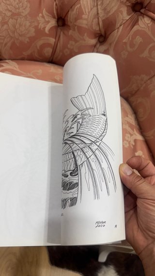 Koi – Horihouju | Tonbo Books | Tattoo Flash Japon