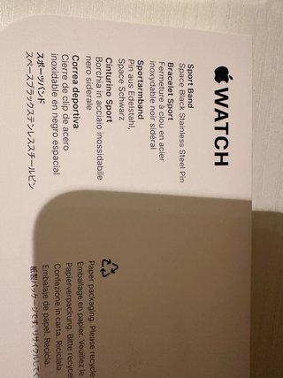 Correa Apple Watch Negra