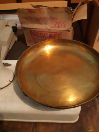 Báscula antigua Berkel con pesas