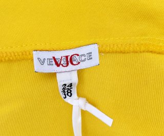 Vestido amarillo Versace Jeans Couture, Nuevo