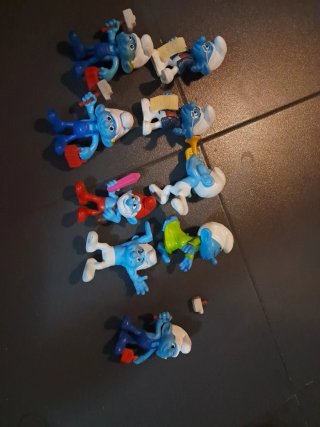 Figuras Pitufos McDonald's 2013