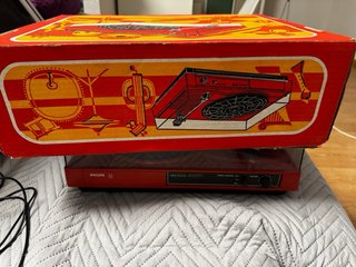 Tocadiscos Philips D5220 Naranja Año 1985