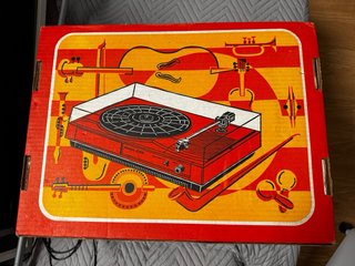 Tocadiscos Philips D5220 Naranja Año 1985