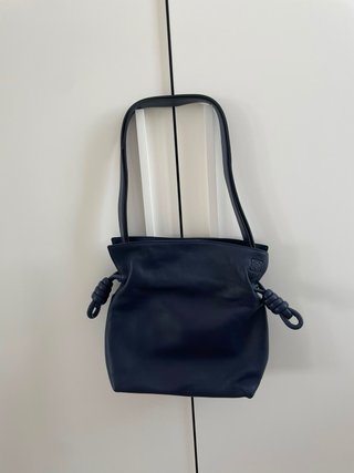 Bolso Loewe Flamenco Piel Azul Oscuro