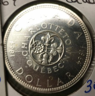 Lote Monedas 1 Dólar Plata Canadá