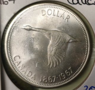 Lote Monedas 1 Dólar Plata Canadá