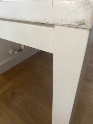 Mesa blanca diseño melamina alta calidad