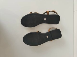 Sandalias piel Zara Talla 38
