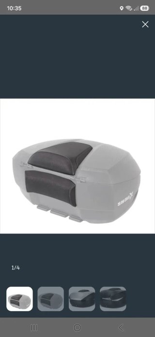 Respaldo Baúl Moto SHAD SH58X/SH59X