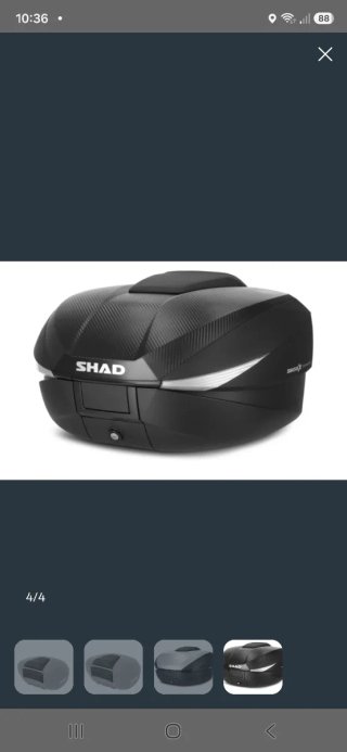 Respaldo Baúl Moto SHAD SH58X/SH59X