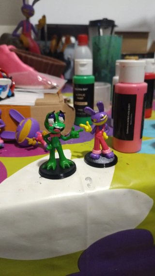 Figuras Resina Ribbit y Jax