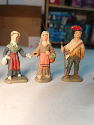 Figuras Belén Antiguas +100 Años