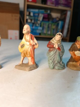 Figuras Belén Antiguas +100 Años