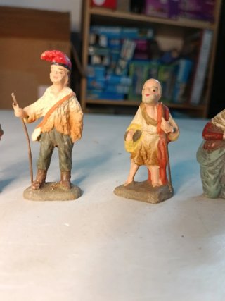 Figuras Belén Antiguas +100 Años