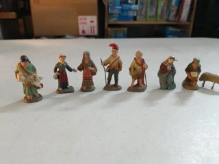 Figuras Belén Antiguas +100 Años