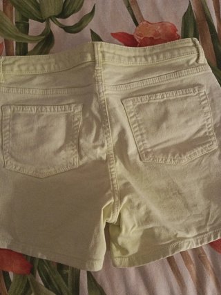 Pantalón corto vaquero verde/amarillo