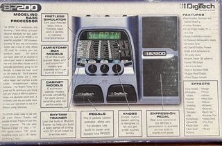 Pedalera Multiefectos Digitech BP200