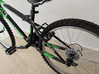 Bicicleta juvenil Denbike 24 Negra/Verde