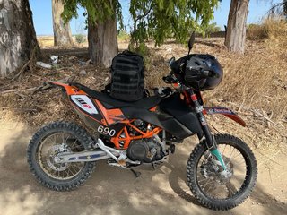 KTM 690 Enduro R Naranja