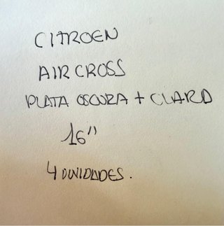 Tapacubos Citroën 16 Antracita (4 unidades)