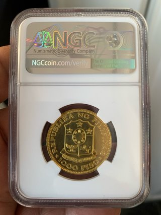 1975 1000 Piso Filipinas Oro NGC MS63
