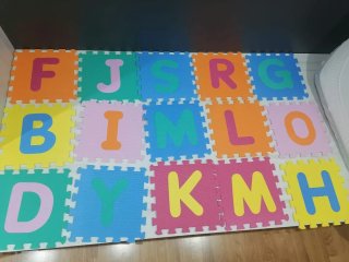 Alfombra Puzzle Letras ABC