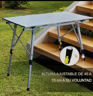 Tavolo da campeggio leggero e resistente