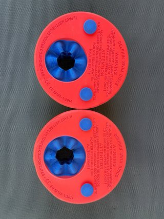Manguitos natación tricolor Delphin