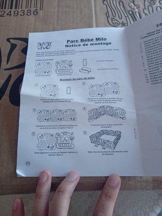 Parque infantil Baby Vivo Milo