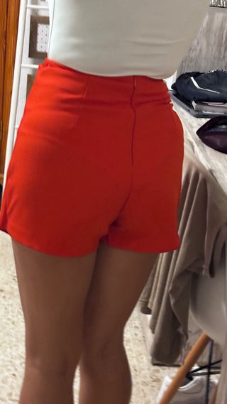 Falda pantalón roja