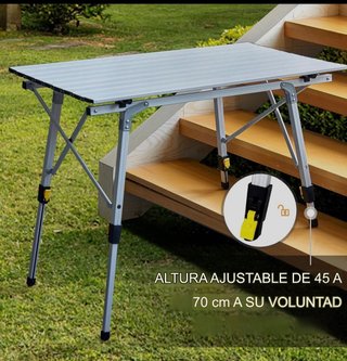 Tavolo da campeggio leggero e resistente