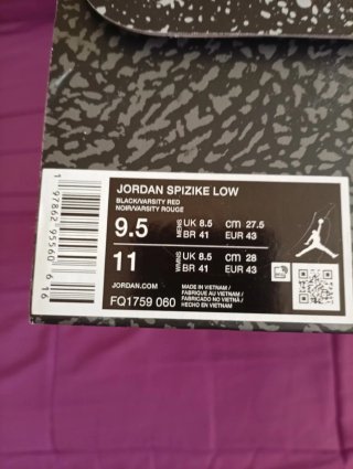 Zapatillas Jordan Spizike Low Negras