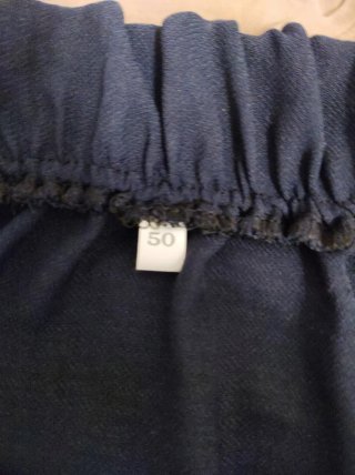 Pantalón azul mujer Abanico Moda