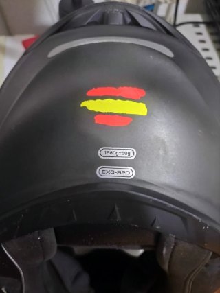 Casco de moto Scorpion negro