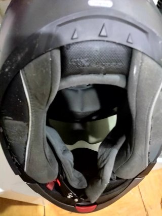 Casco de moto Scorpion negro
