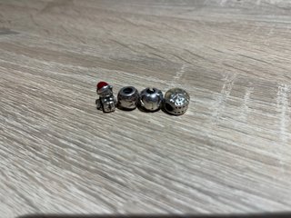 Lote 12 charms Pandora plata