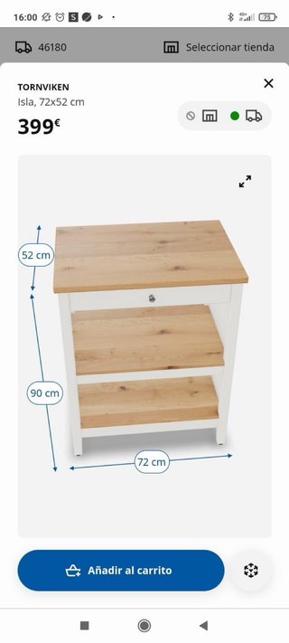 Mueble Cocina Tornviken Ikea Madera