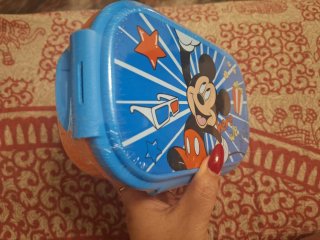 Fiambrera Mickey Mouse 3D Azul