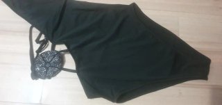 Bañador Negro Asimétrico T.38/40