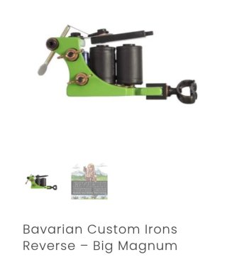 Máquina Tattoo Bobinas Bavarian Custom Irons