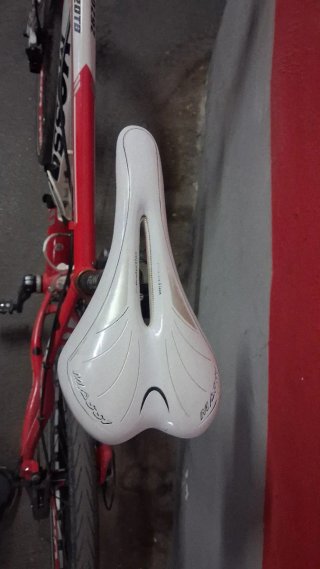 Bicicleta MOSSO Roja y Blanca