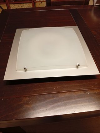 Plafón de techo cuadrado