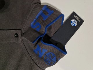Polo Uomo North Sails Grigia Manica Corta tg. M