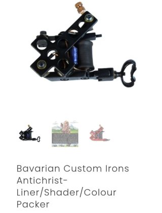 Máquina Tattoo Bobinas Bavarian Custom