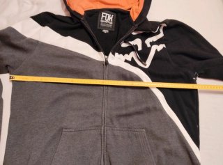 Sudadera FOX cremallera bicolor