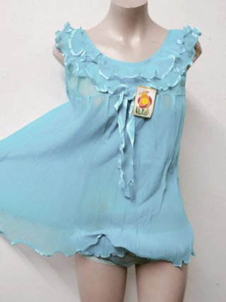 Conjunto lencería tul vintage años 70