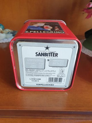 Scatola Latta Sanbittèr Sanpellegrino
